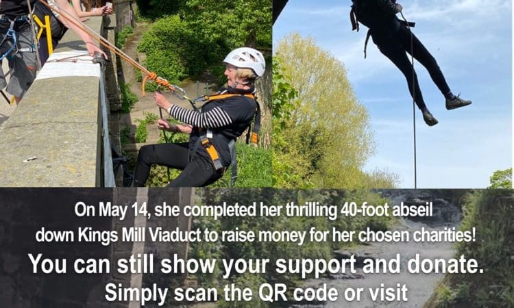 Rushcliffe Mayor Completes Charity Viaduct Abseil