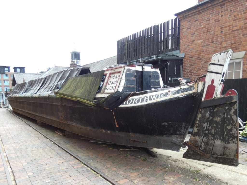 Northwich awaiting restoration at the National Waterways Museum, Gloucester. PHOTO: TONY ALDRIDGE