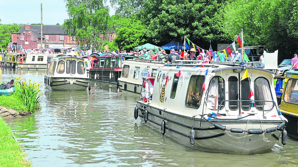 A National Trailboat Festival at Moira on the Ashby Canal. PHOTO: PHIL SHARPE