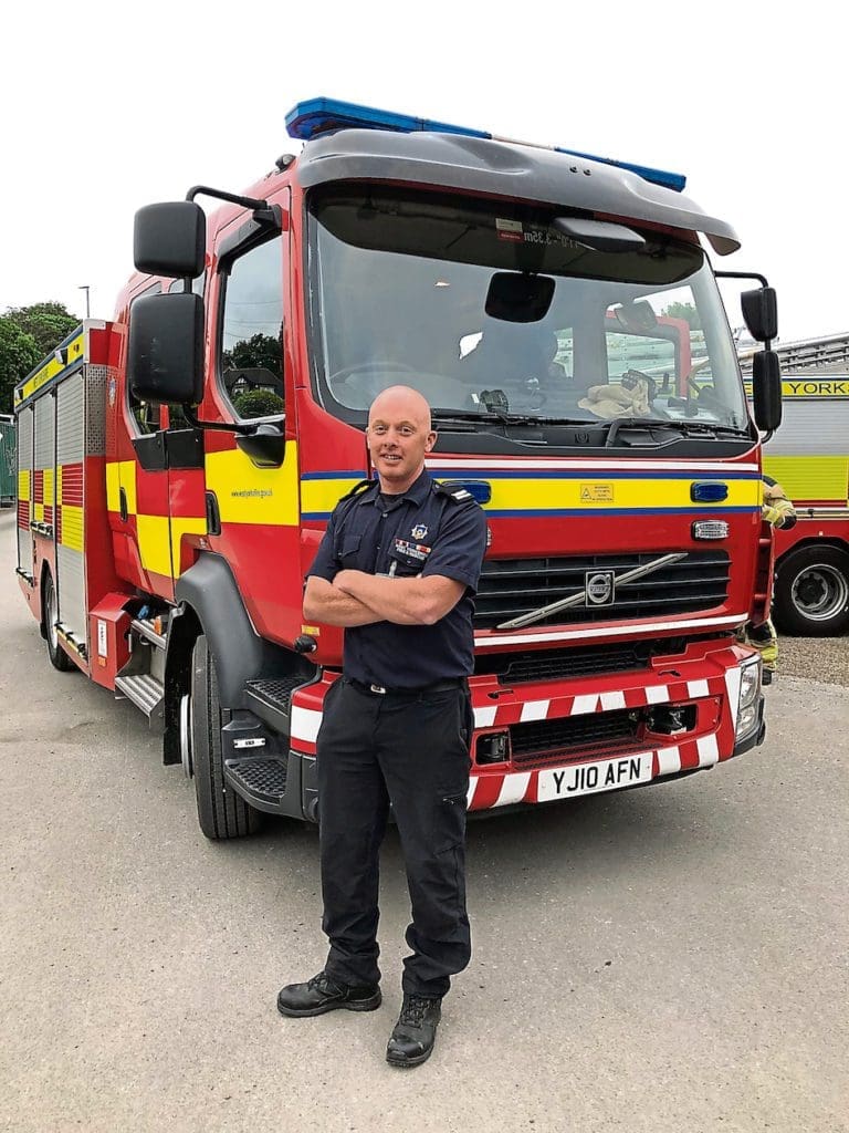 Crew manager Richard Gordon arranged the training exercise at Shepley Bridge Marina, Mirfield.