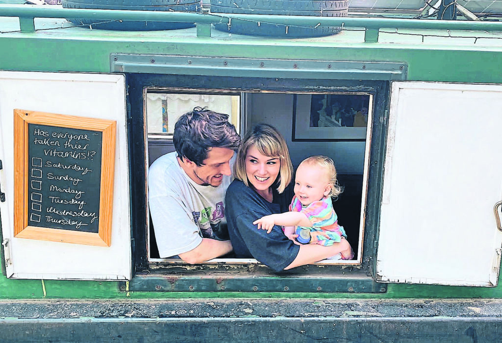 The Foster family: Craig, Ellie and Thea.