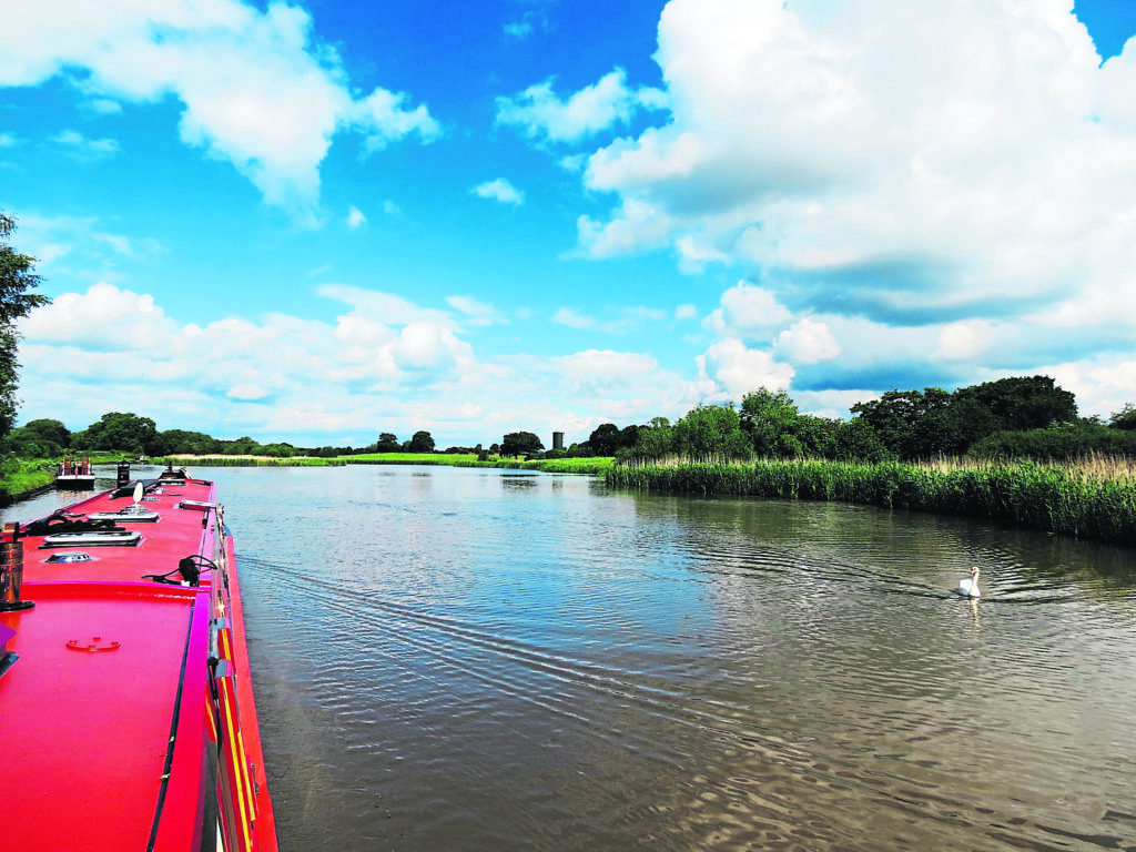 The HS2 route crosses the canal at Billinge Flash. PHOTO SUPPLIED