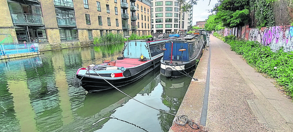 A job as a towpath ranger led on to moving boats for customers. PHOTOS SUPPLIED