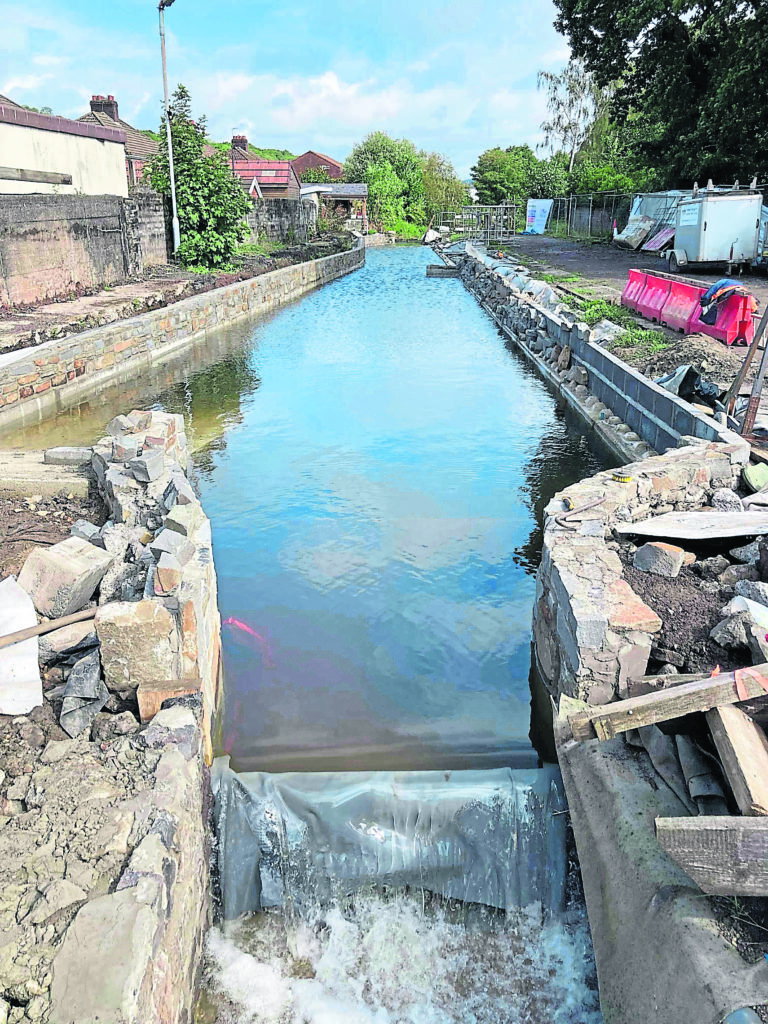 The bywash will help maintain canal water levels. PHOTOS SUPPLIED