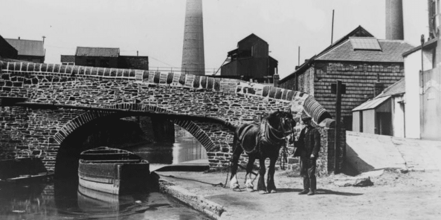 Entrance to Morfa Works at Hafod