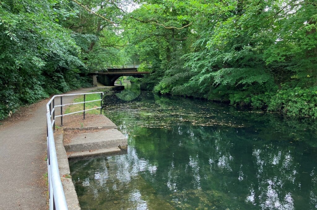 Swansea Canal at Coed Gwilym Park