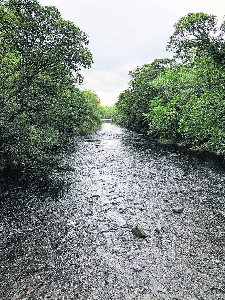 The River Wharfe running through Ilkley, West Yorkshire. PHOTO: SALLY CLIFFORD
