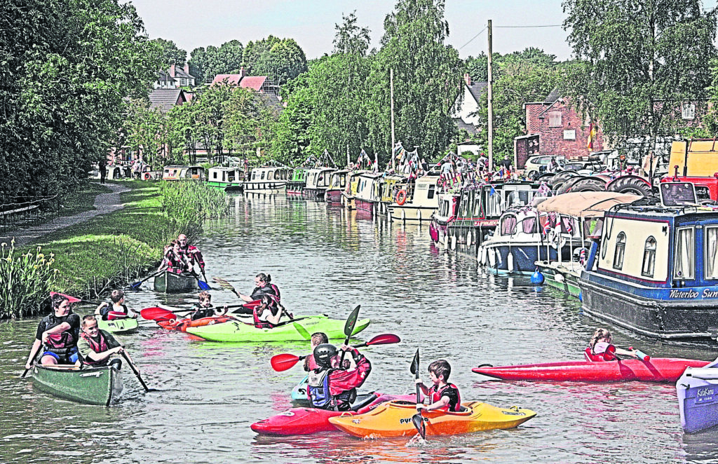 Trailboats at a previous festival at Moira.