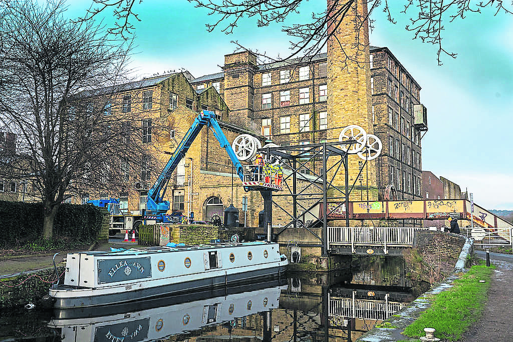 The historic locomotive lift bridge goes under the microscope as the Canal & River Trust team carries out a vital inspection of the scheduled ancient monument.