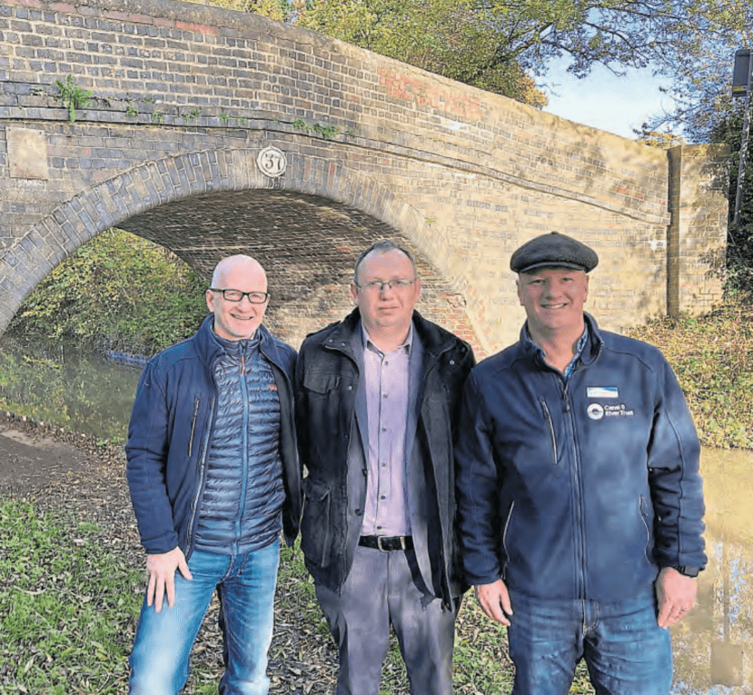 Repairs complete at historic Ashby Canal bridge
