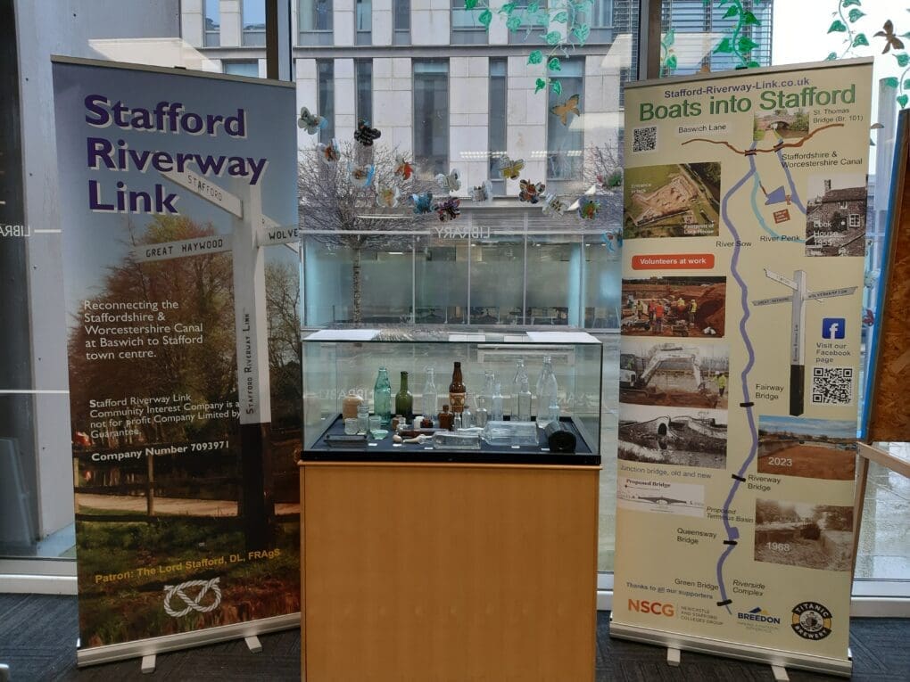 A chance to see Stafford canal artefacts