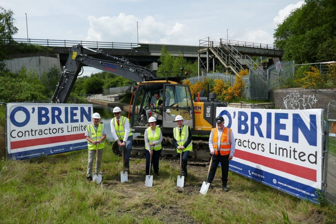 Canal restoration gets under way in Staveley