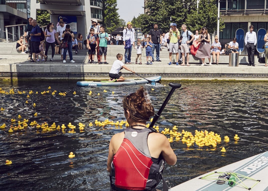 Rubber ducks and dragon boats return to Paddington Basin