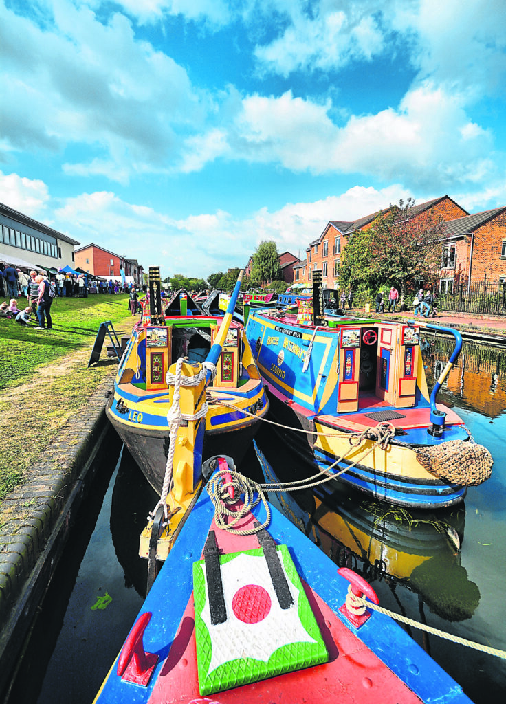 Colourful scenes await visitors at the Tipton Canal and Community Festival. PHOTO: SUPPLIED