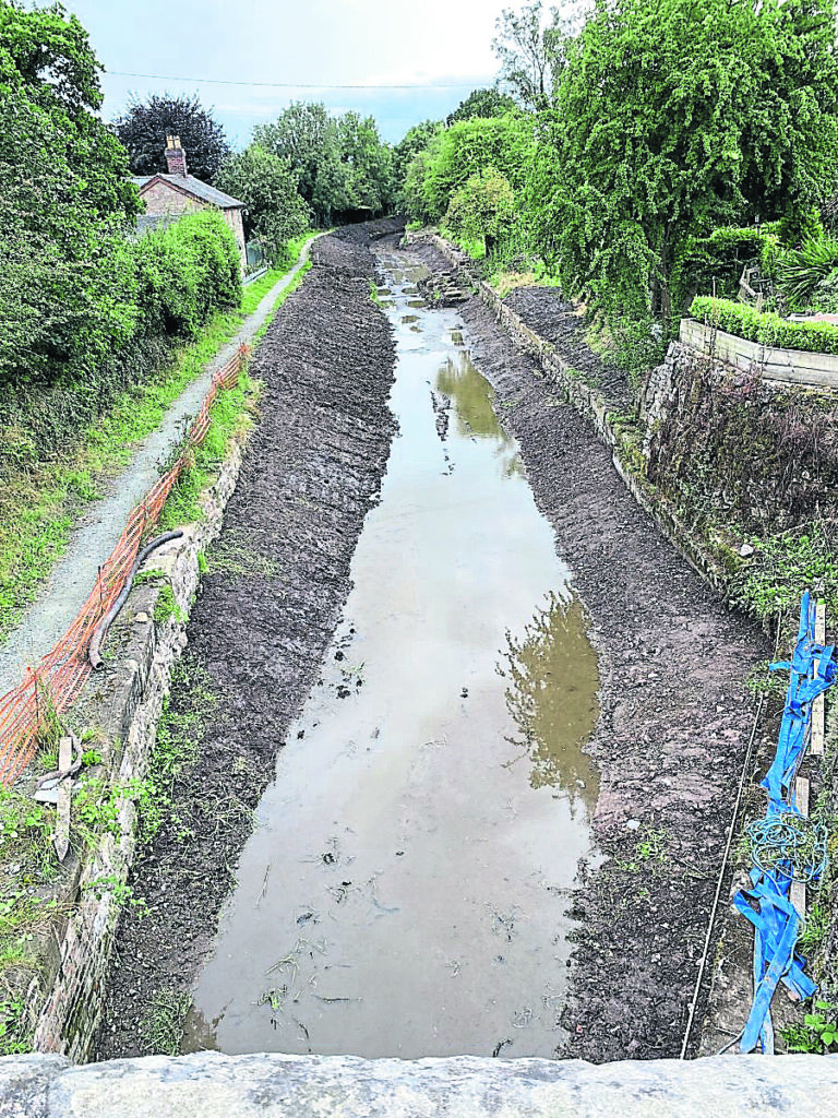 Crickheath Wharf after having received attention from the working party. PHOTO: SUCS