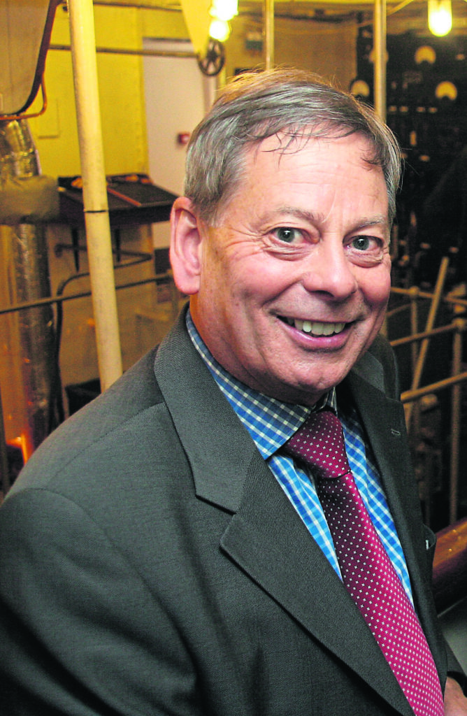 John Beveridge MBE, in the engine room of Maid of the Loch. PHOTOS: HUGH DOUGHERTY