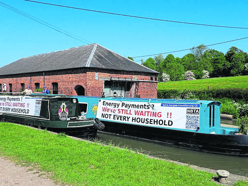 The NBTA Energy Grant Campaign flotilla.