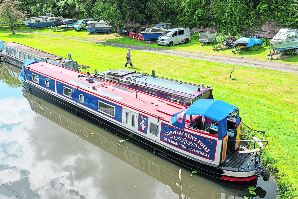 Fairweather’s Folly on her first day on the water.