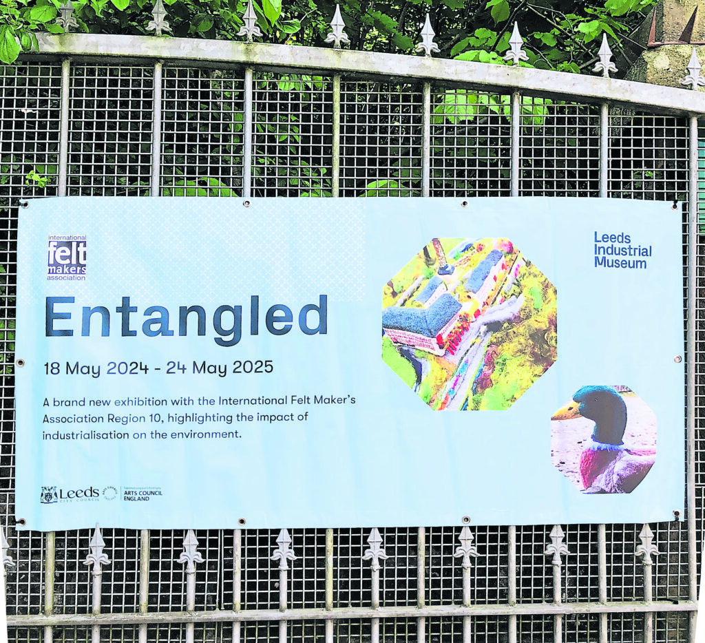 Entangled: The International Feltmakers Association Region 10 exhibition is in Leeds. PHOTO: SALLY CLIFFORD