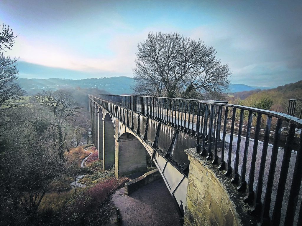 Route across the sky, Pontcysyllte Aquaduct. PHOTO: JONATHAN MOLYNEUX