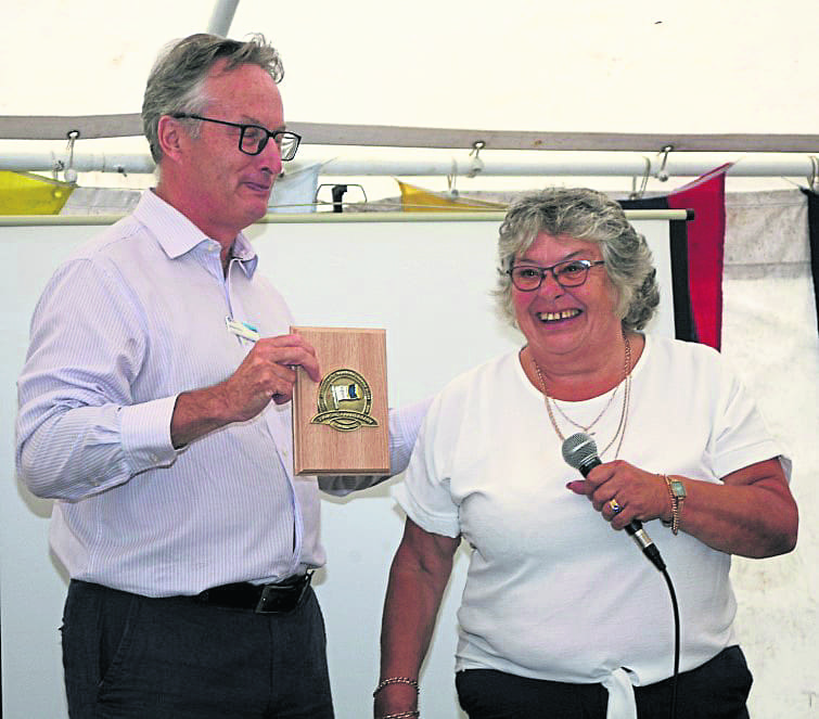 A presentation was made to Richard Parry, chief executive of the Canal and River Trust, at the AWCC’s 60th anniversary celebration.