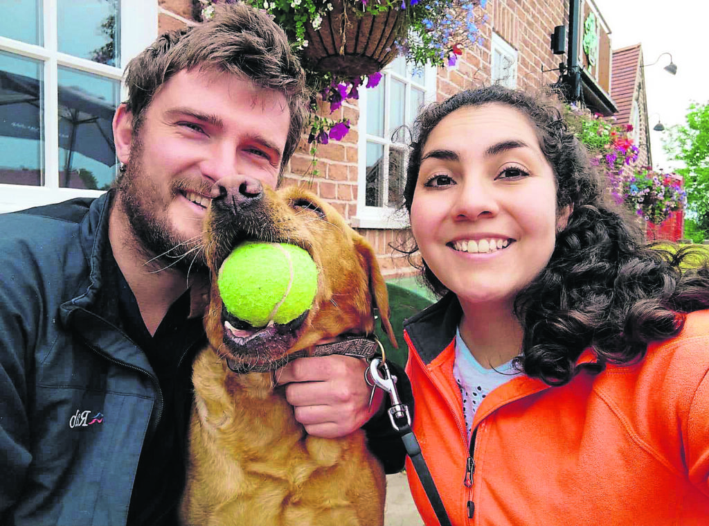 Laura Martinez Chavez rescued Ruby after her previous owner became ill. Ruby has always lived on boats. PHOTO SUPPLIED