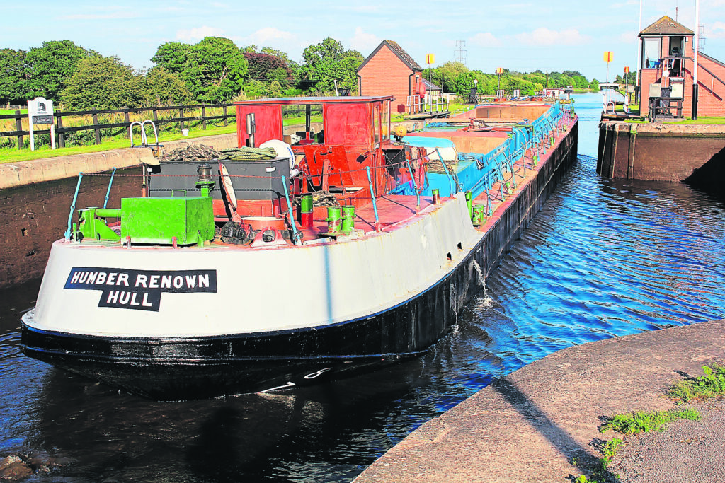 Prominent CBOA member John Branford operates three 500-ton aggregate barges on the waterways of the North East. PHOTO: JONATHAN MOSSE