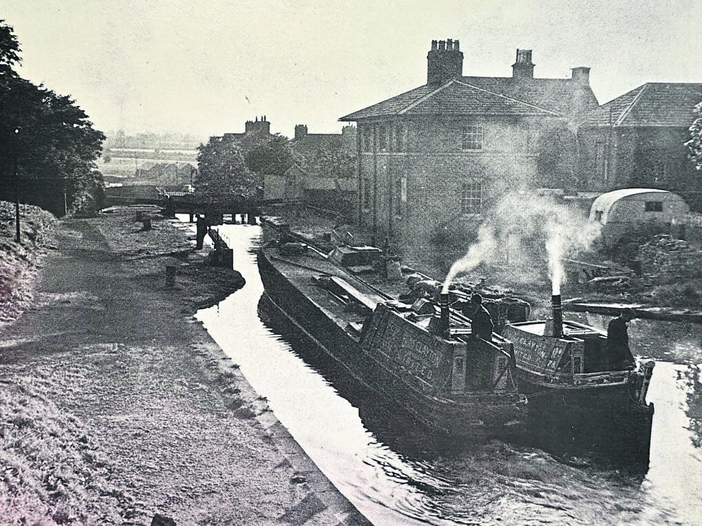 GHOST BOAT: Resurfaces on a Shropshire canal