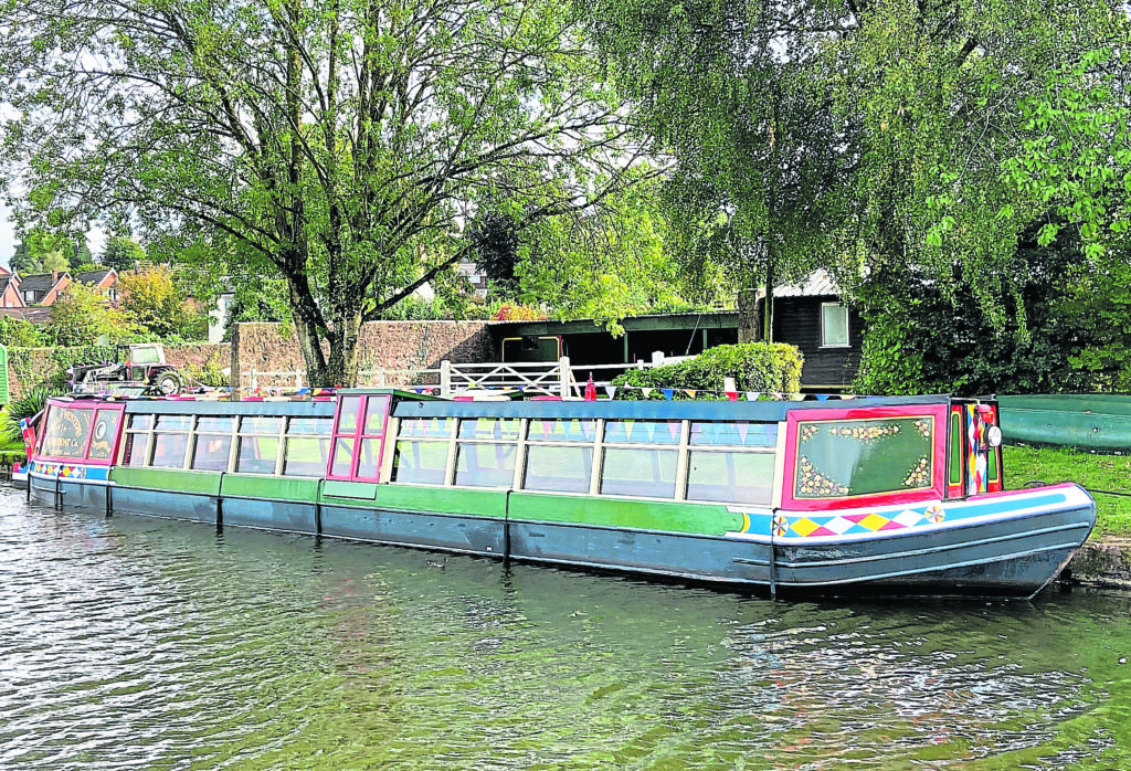 The lovely Tivertonian, used by the Tiverton Canal Company for horse-drawn boat rides. PHOTO: NICOLA LISLE 