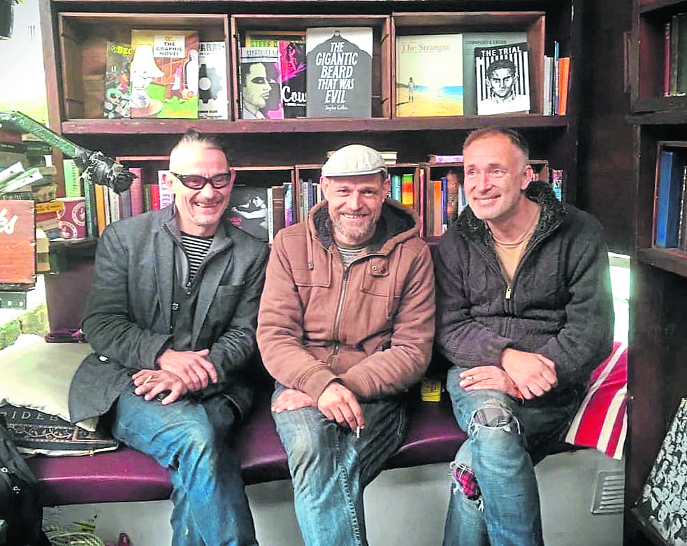 From left: Stephane Chaudat, Jon Privett and Paddy Screech.