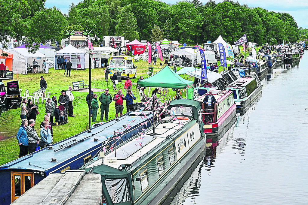 Waterways events do attract visitors from across the age range.