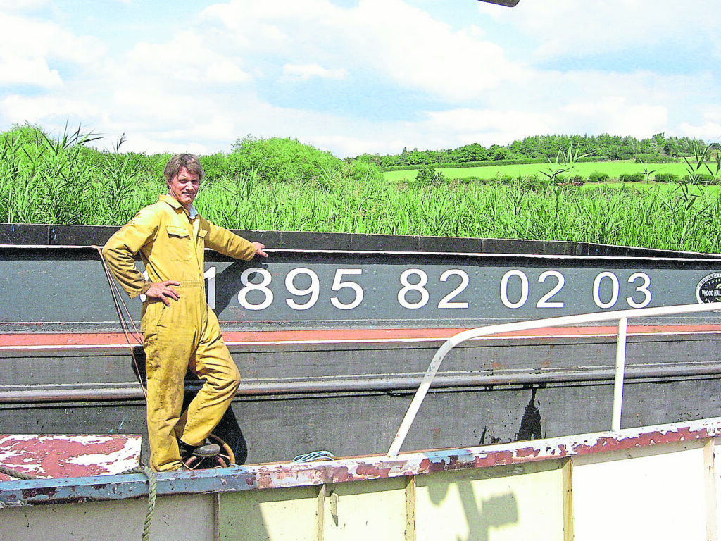 Gerry Heward aboard a Dutch barge at the WHH base, Springwell Farm on the Grand Union Canal near Rickmansworth. PHOTOS: SUPPLIED