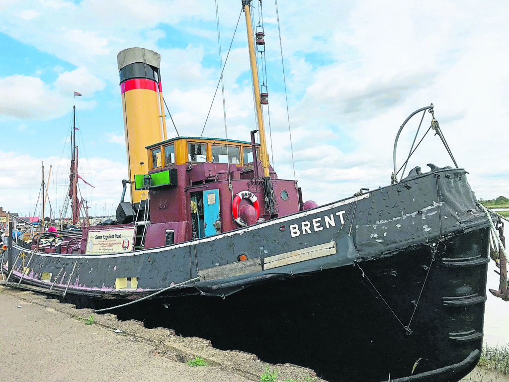 Close-up of of Brent in her berth at Maldon. PHOTO: NICOLA LISLE