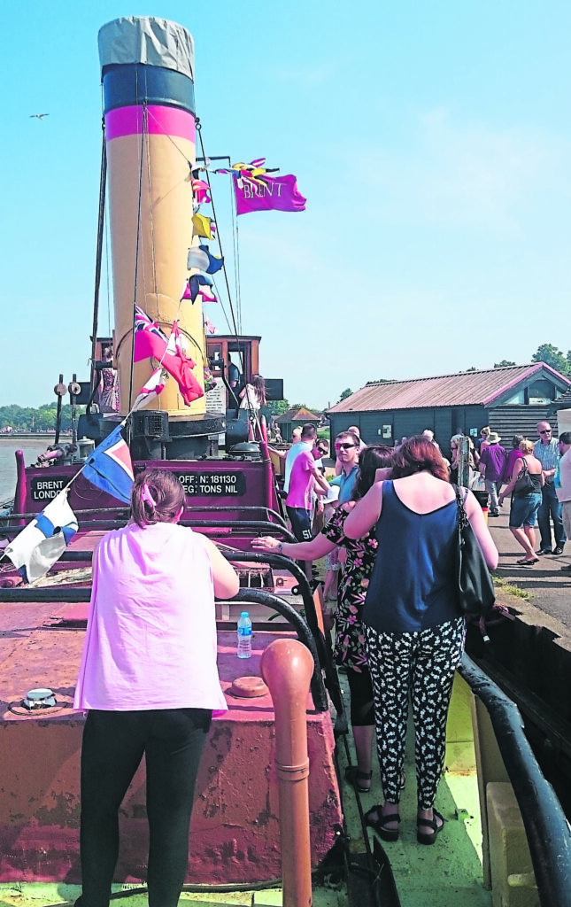 Open Day on Brent. PHOTO: SUPPLIED BY JANET HALL, STEAM TUG BRENT TRUST