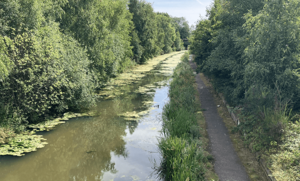 north of ocker hill to wyrley and essington canal