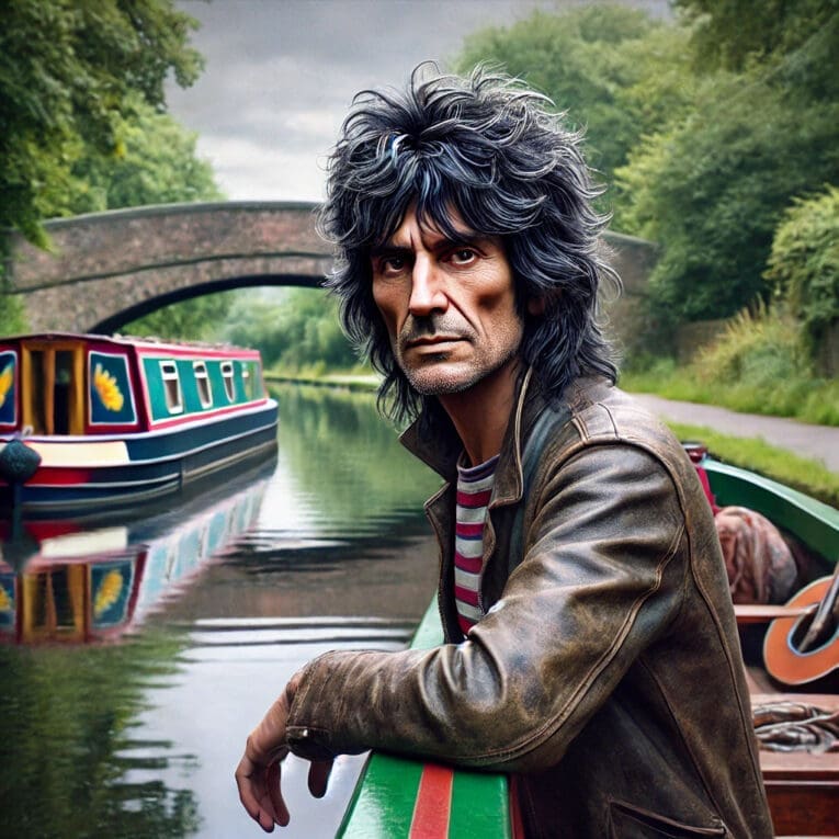 ROLLING STONE back on the canal