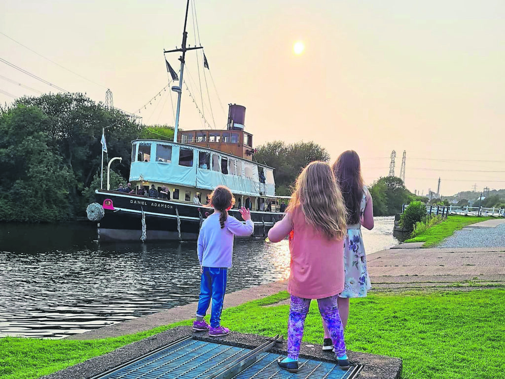 The steam-powered vessel celebrates a double anniversary this year with a variety of cruises on offer. PHOTO: DANIEL ADAMSON PRESERVATION SOCIETY
