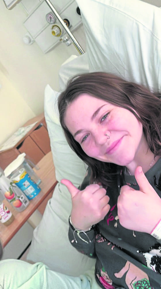 Brave Hannah is closing in on the £203,000 target to build a respite lodge for young cancer patients. PHOTO: SUPPLIED