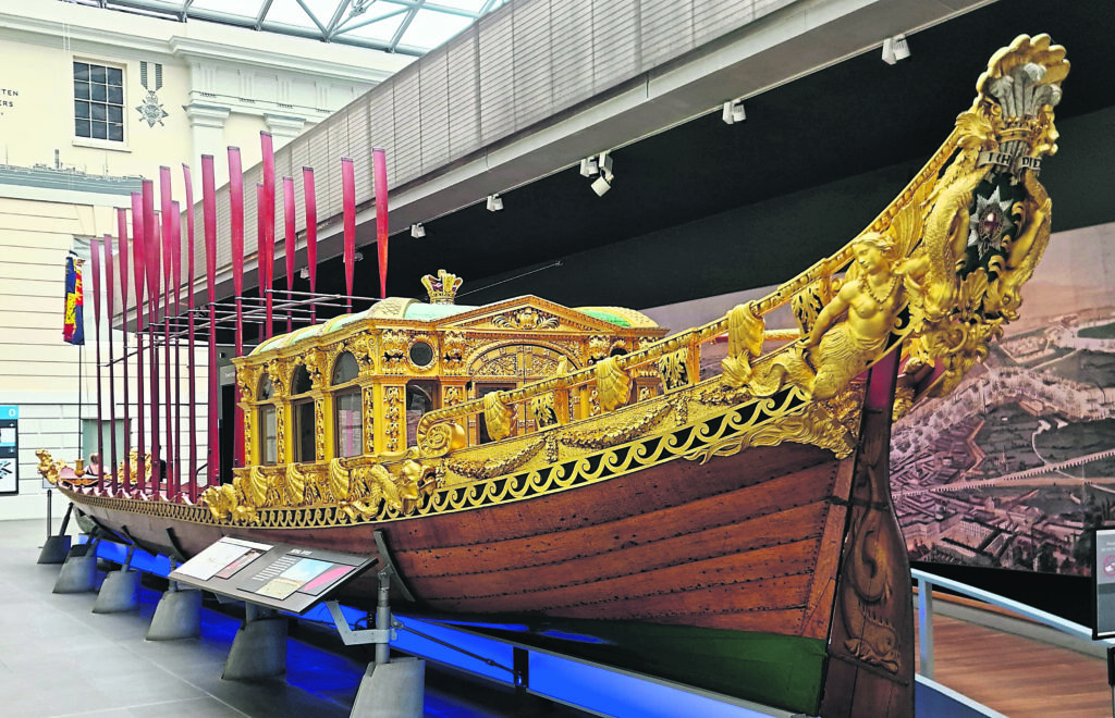 Prince Frederick’s barge, originally built in 1732 for Frederick, Prince of Wales. This vessel was also used by successive British monarchs until 1849. It is currently displayed at the National Maritime Museum, Greenwich, London. PHOTO: RICARDALOVESMONUMENTS - CC BY-SA 4.0
