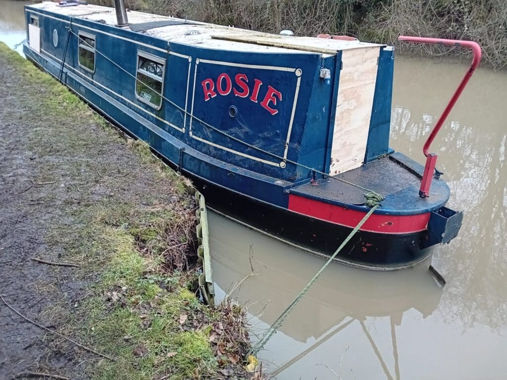 nb Rosie back on water