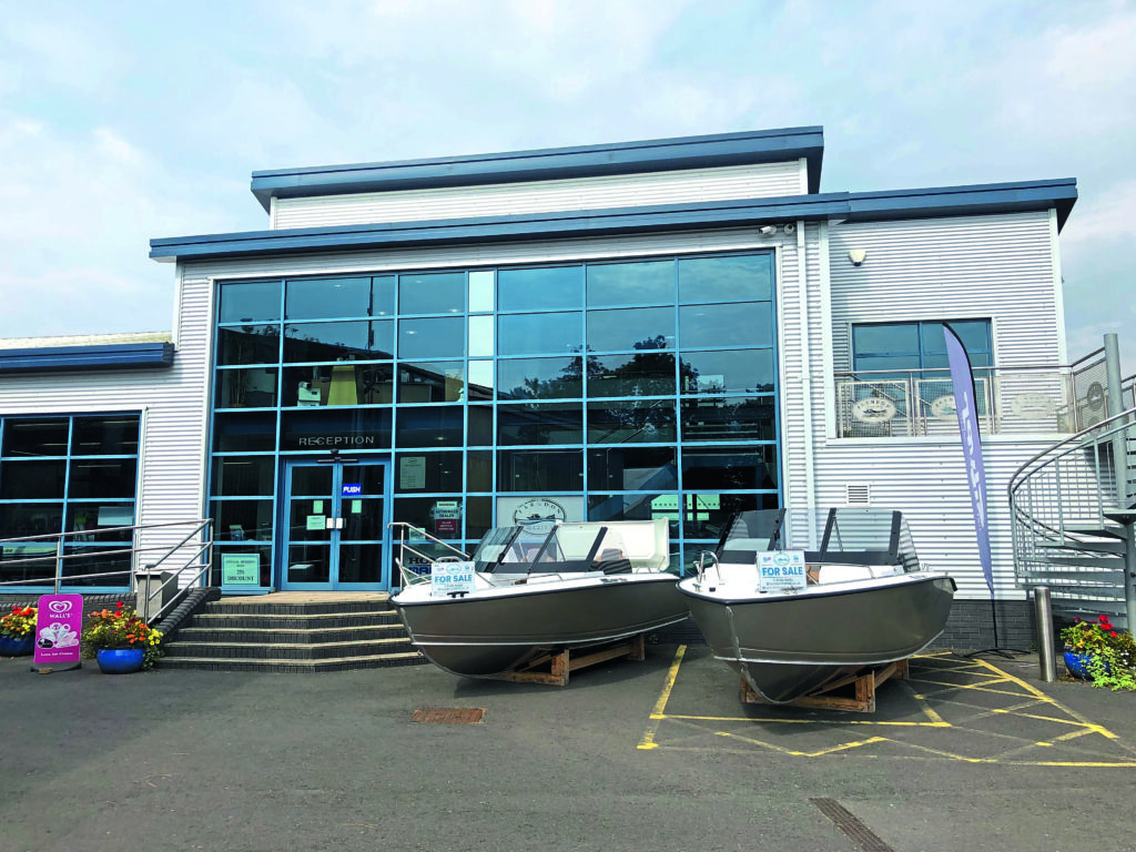 Main reception building at Farndon Marina. PHOTO: ALISON ALDERTON
