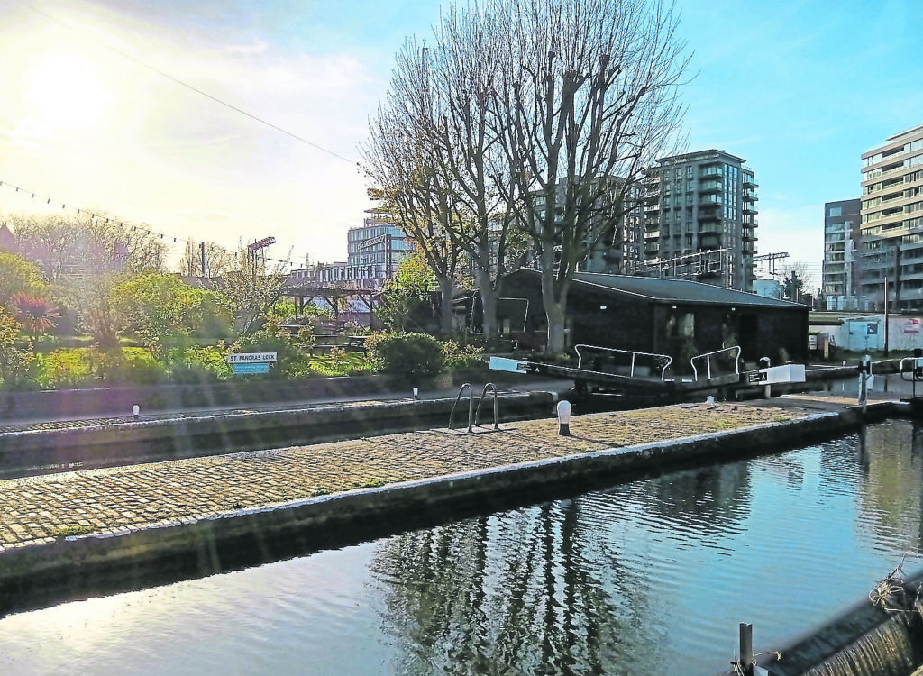 St Pancras lock as it is today.
