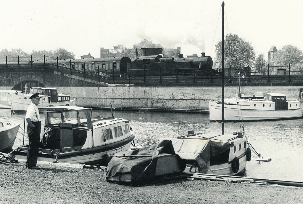 Lock keeper, Fred Plant, June 1963 – the last lock keeper at St Pancras lock. 
