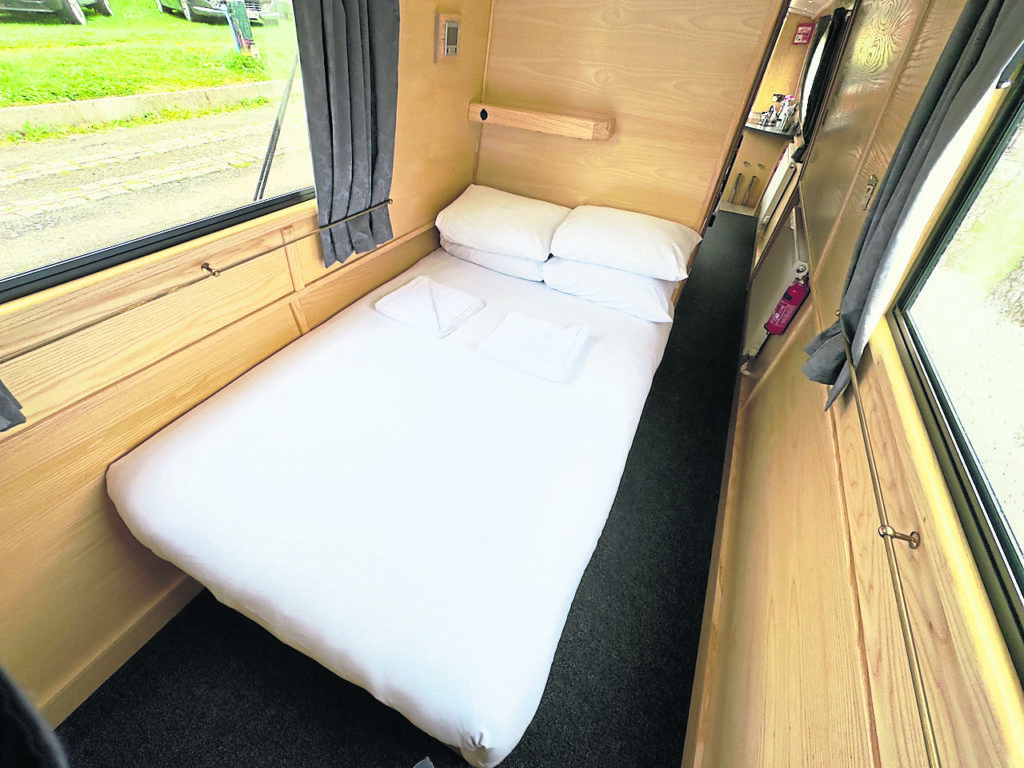 One of two bedrooms that can provide either a double or two singles.