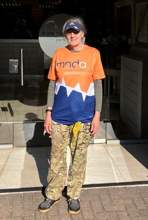Kate has used her final walk to raise money for people with motor neurone disease. PHOTO: Kate Ainslie Williams.