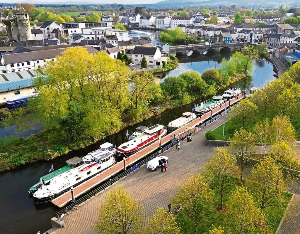 Some of the Heritage Boat Association Fleet gathered on the Barrow. PHOTO: COURTESY OF HBA