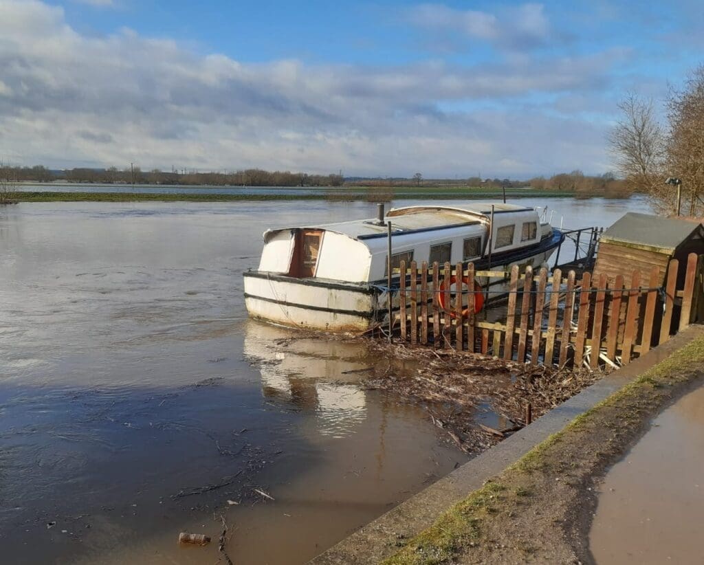 River Trent grounding