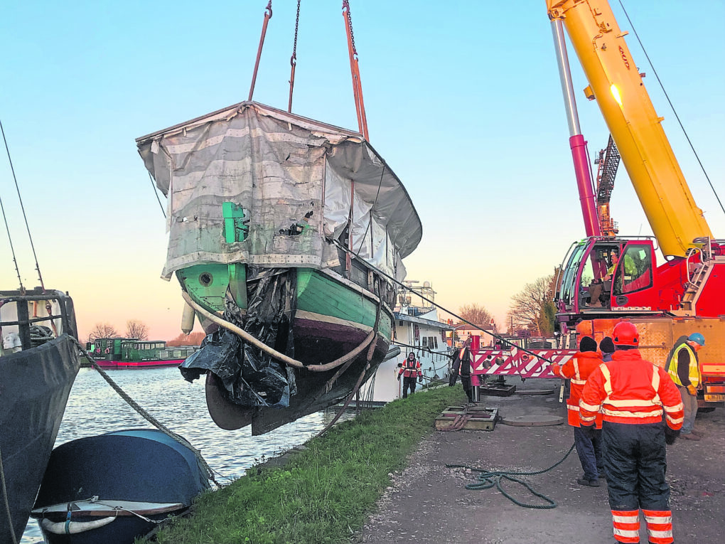FUTURE SECURED for old Cornish lugger