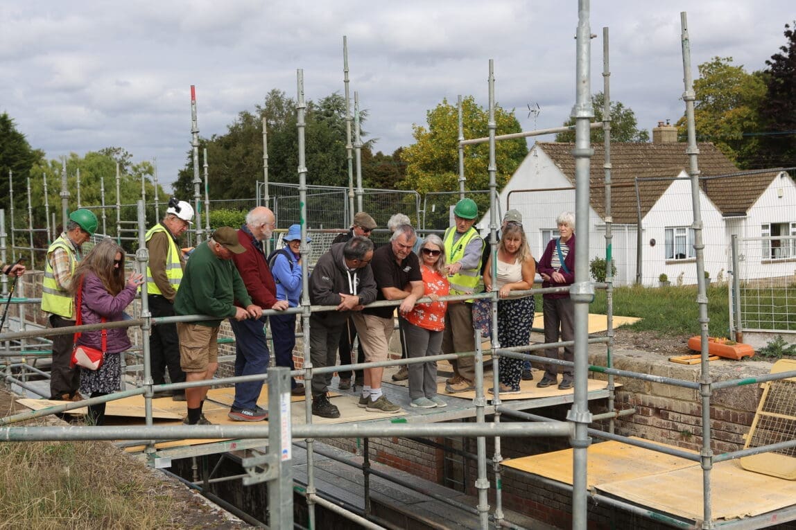 BEHIND THE SCENES at the Cotswold Canals Trust: Western Depot tours a resounding success