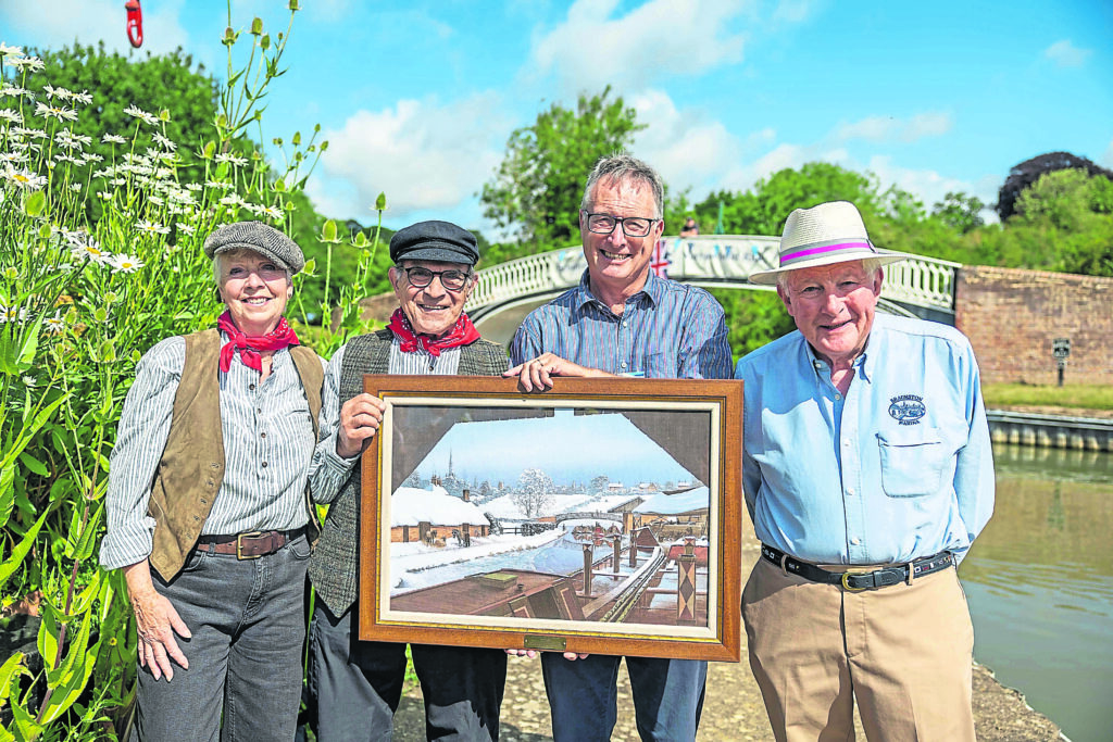 From left: Lady Sheila Suchet, Sir David Suchet, Richard Parry and Tim Coghlan. PHOTO: VICTORIA JANE PHOTOGRAPHY